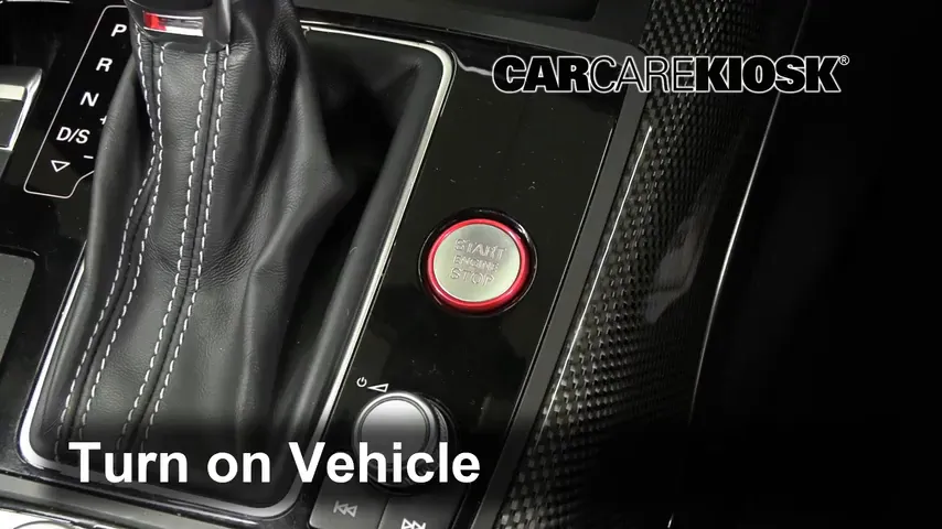 2018 Audi S6 Premium Plus 4.0L V8 Turbo Huile Vérifier le niveau de l'huile